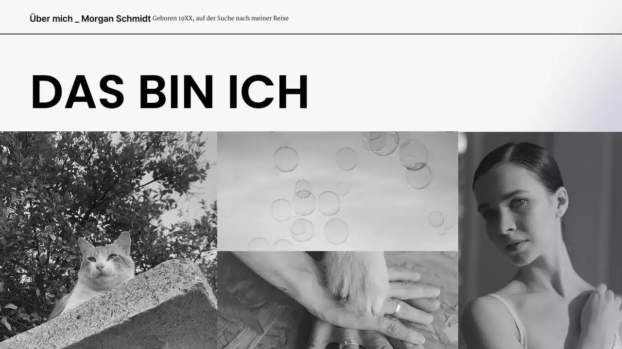 graue weiße moderne Präsentationsmappe