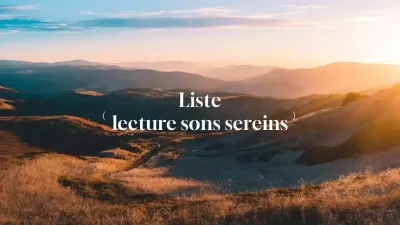 playlist de musique de nature orange