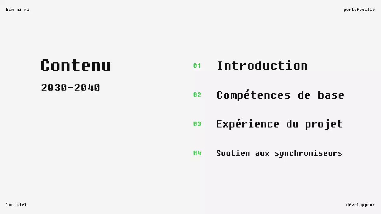 Portefeuille de logiciels modernes noirs