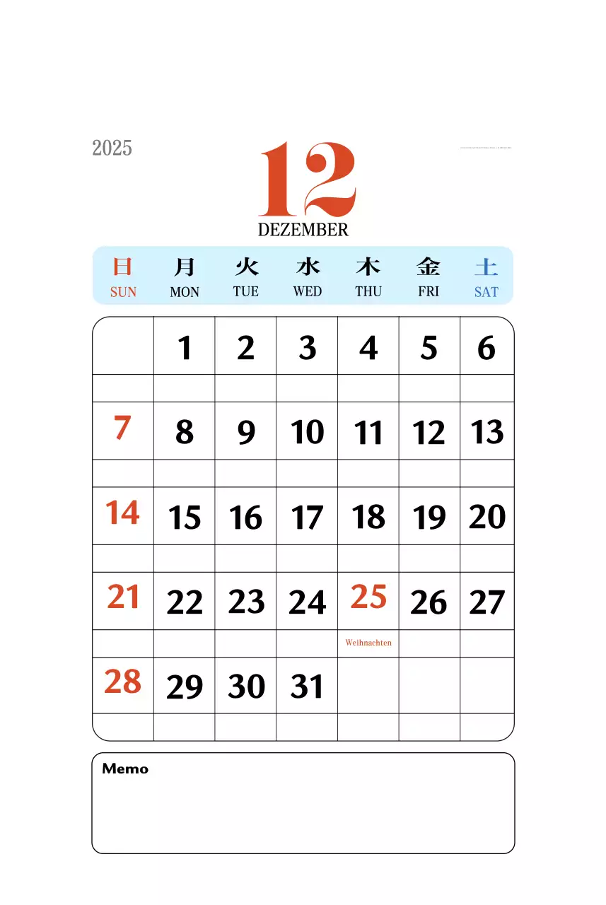 Retro-Konzept Erinnerungskalender in rot
