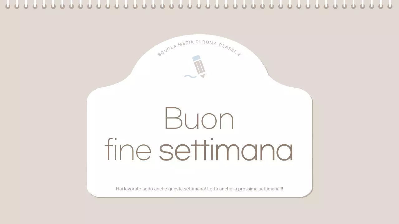 agenda di classe minimalista beige