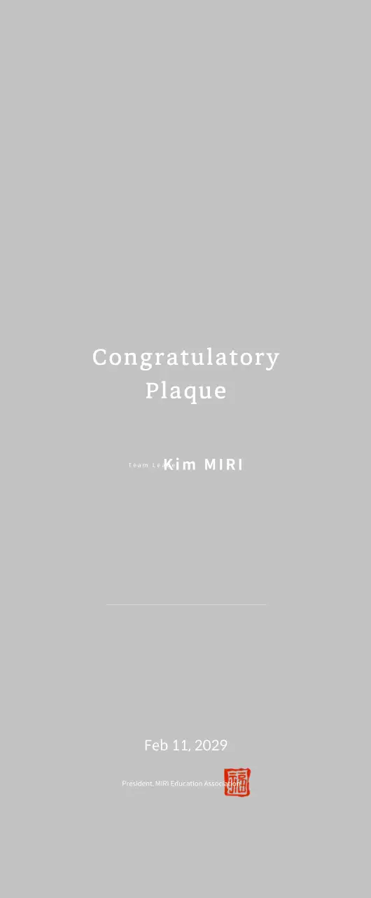 Celebrating the promotion of White Simple