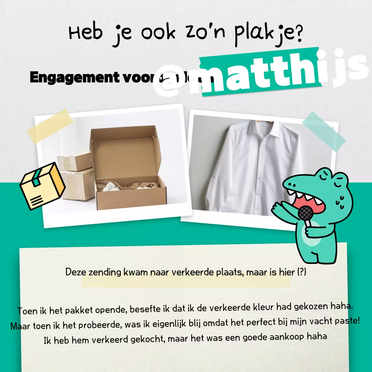 Mint Gag Karakter Poster