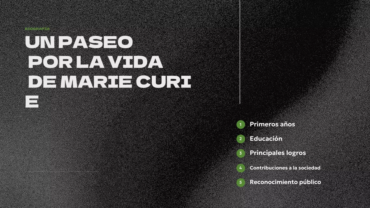 presentación de la biografía moderna de green