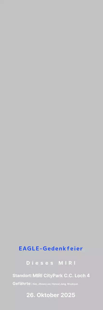 Blaue Basic-Golf-Gedenkmünze