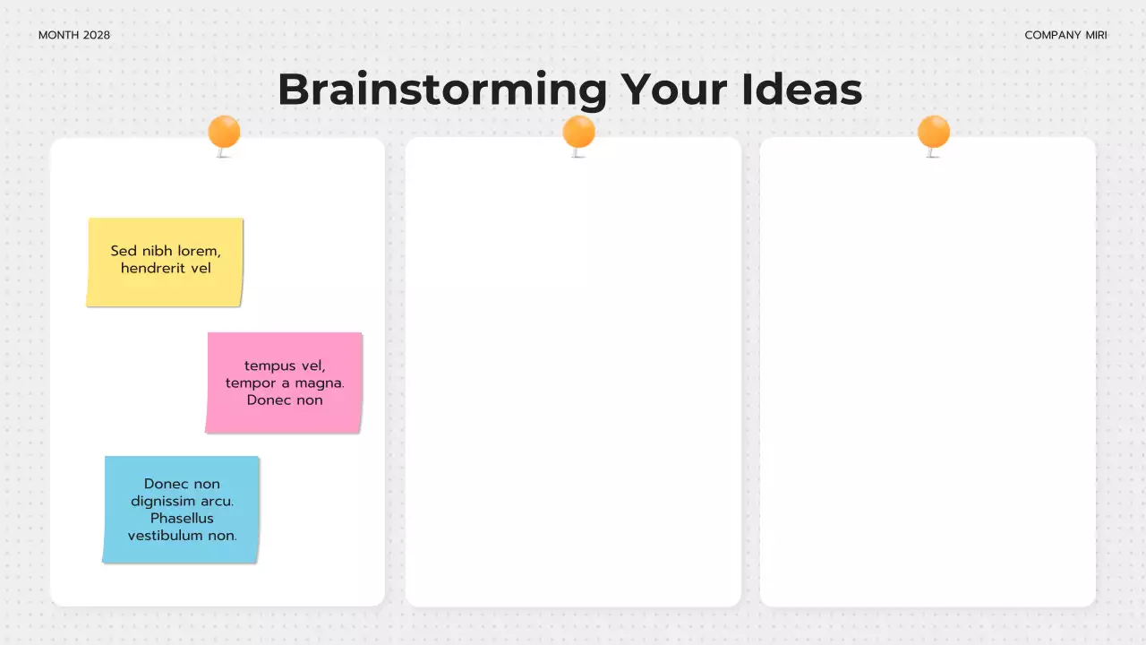 Yellow Modern Digital Brainstorming Guide Presentation