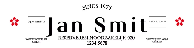 Zwarte traditionele koude noedeladvertentie