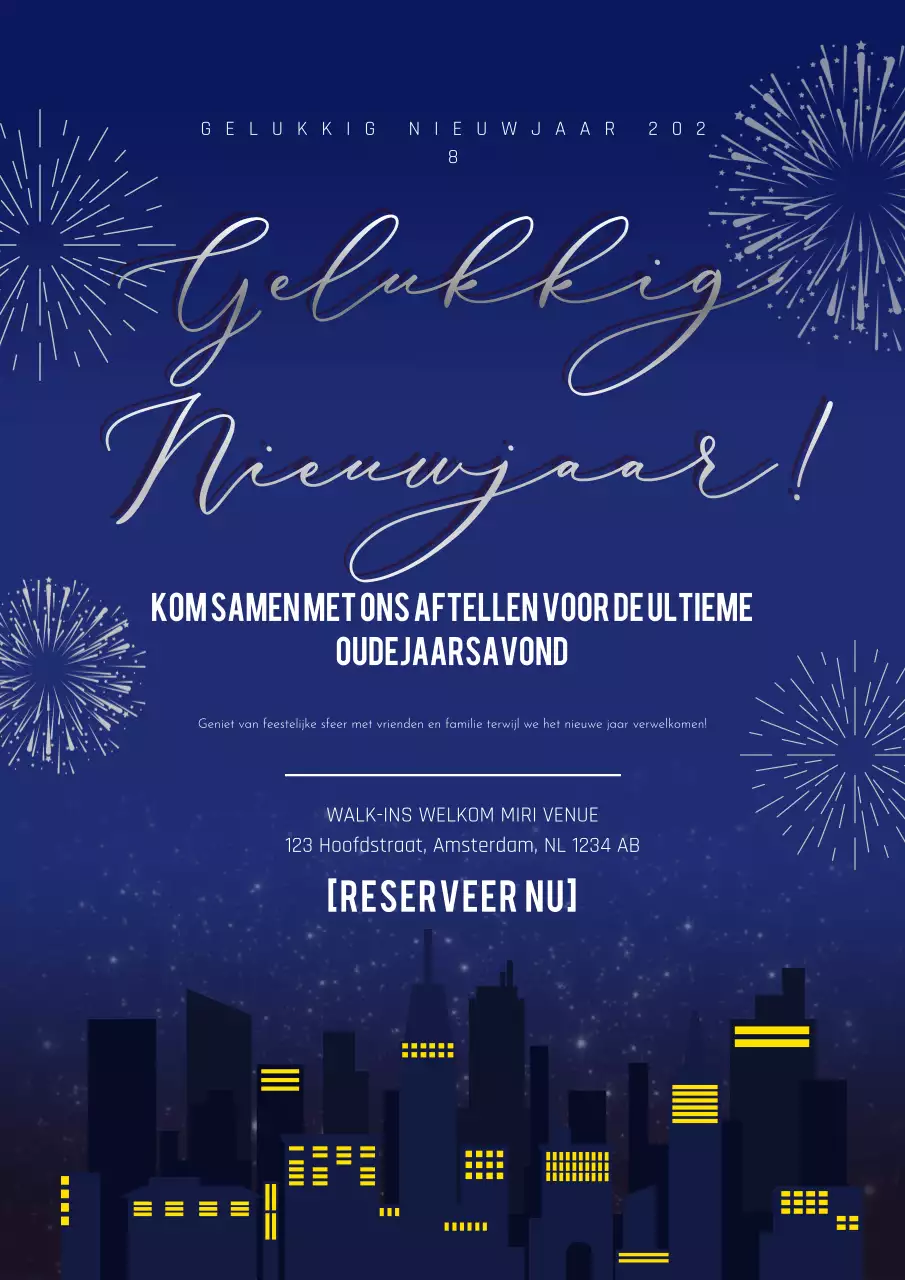 marine moderne uitnodiging voor evenement