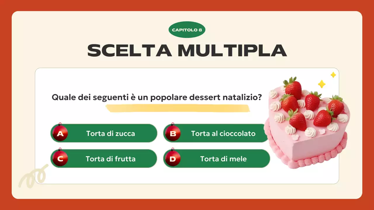 presentazione rossa festosa per le vacanze