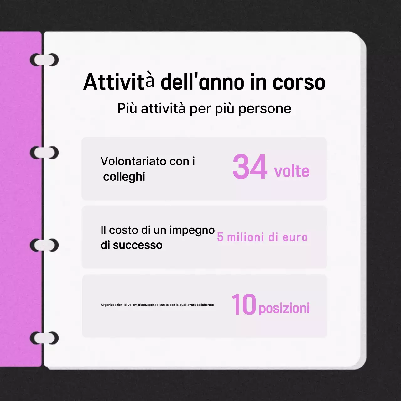 Diario semplice Mauve