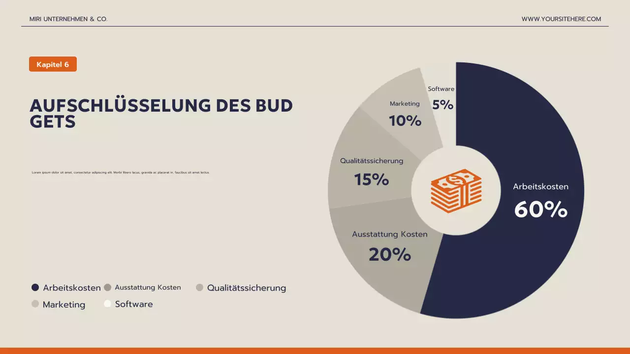 navy modern business presentation