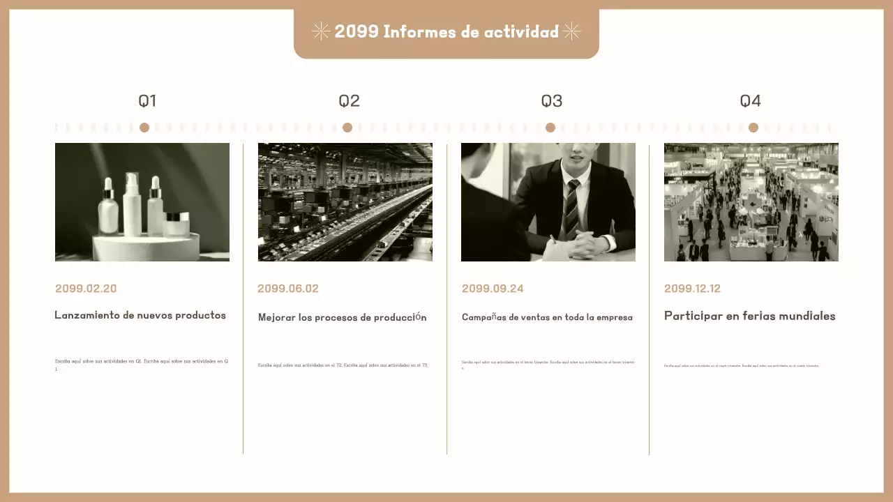 Invitación sencilla a la fiesta de fin de curso en beige