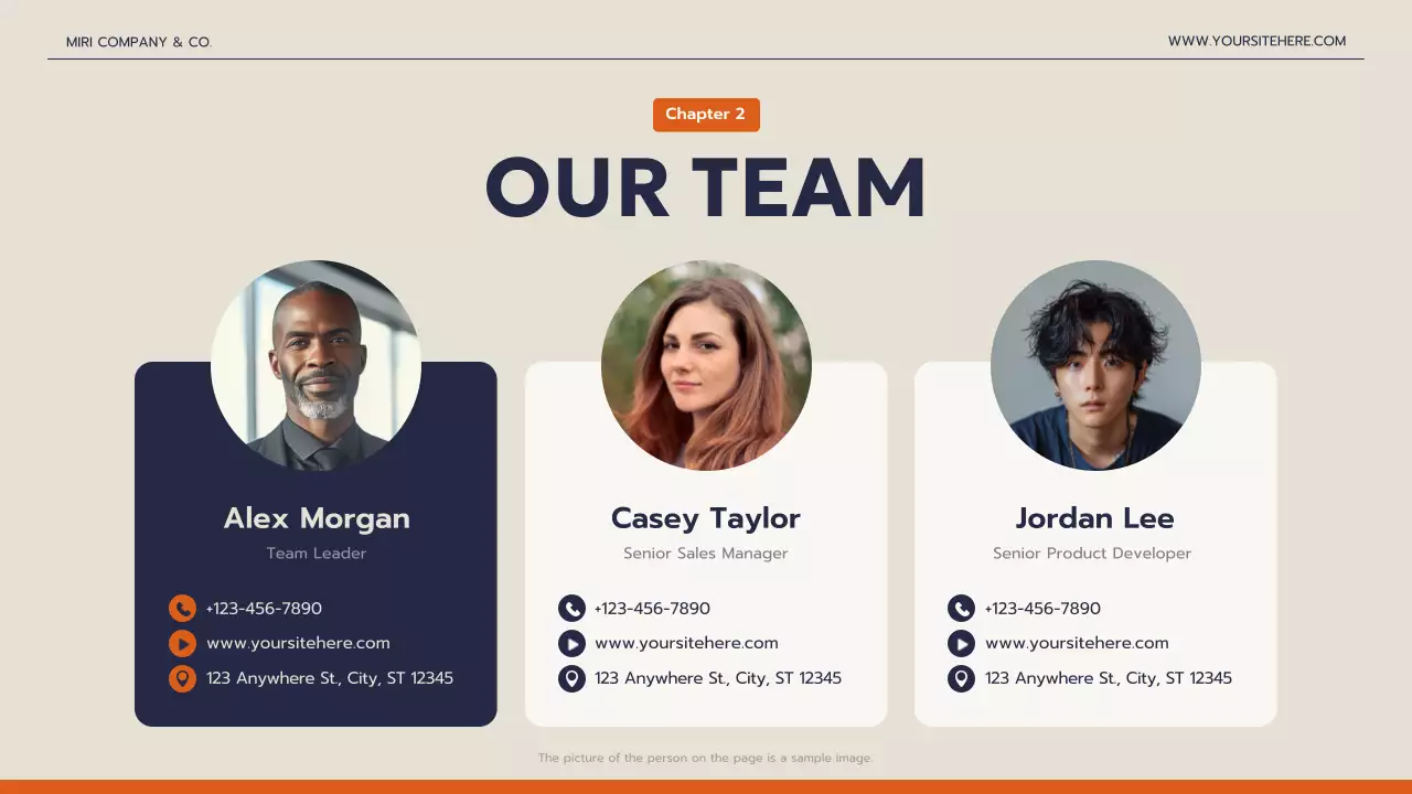 Navy Modern Business Plan Presentation