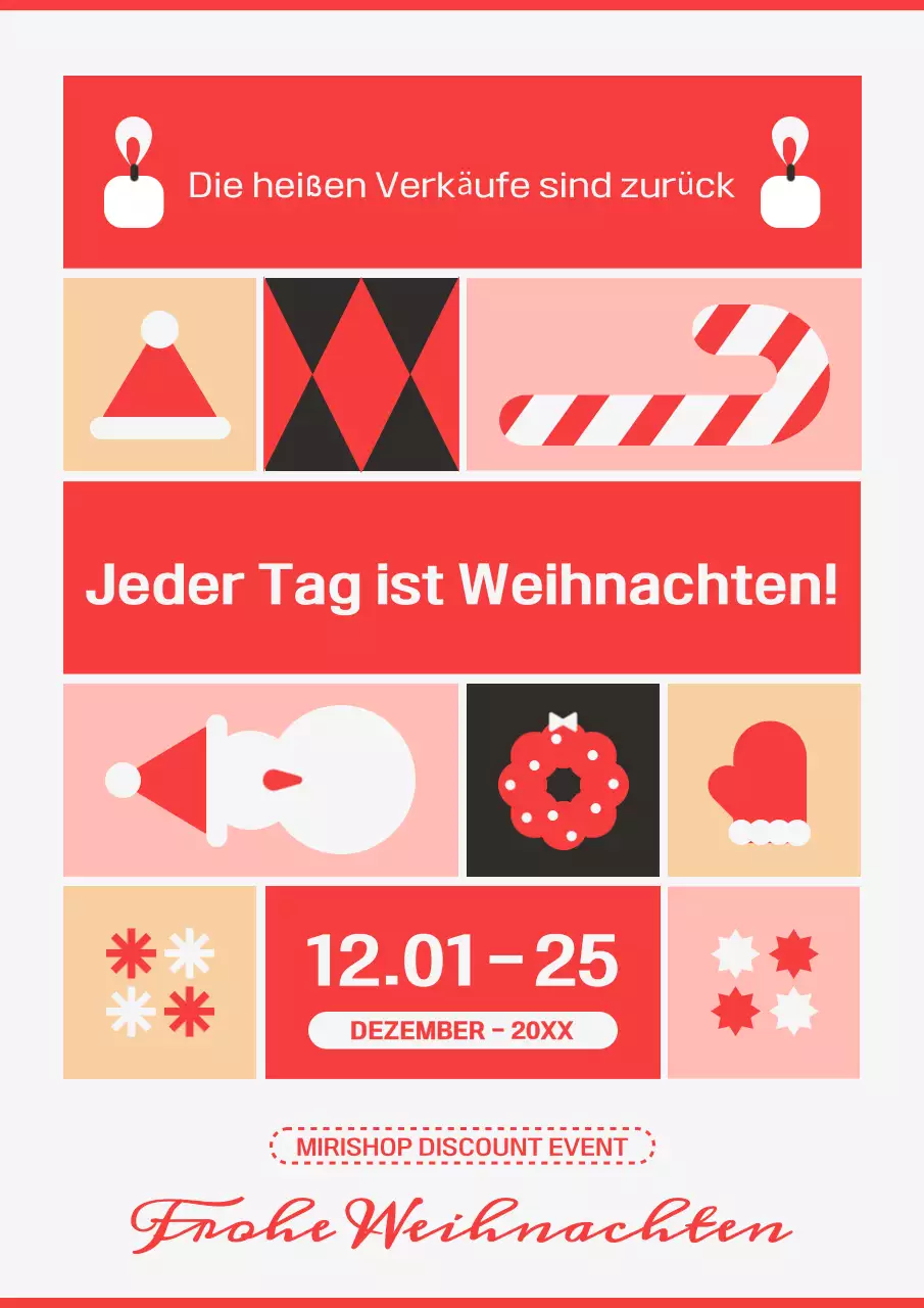 Red Pop Weihnachtsverkauf