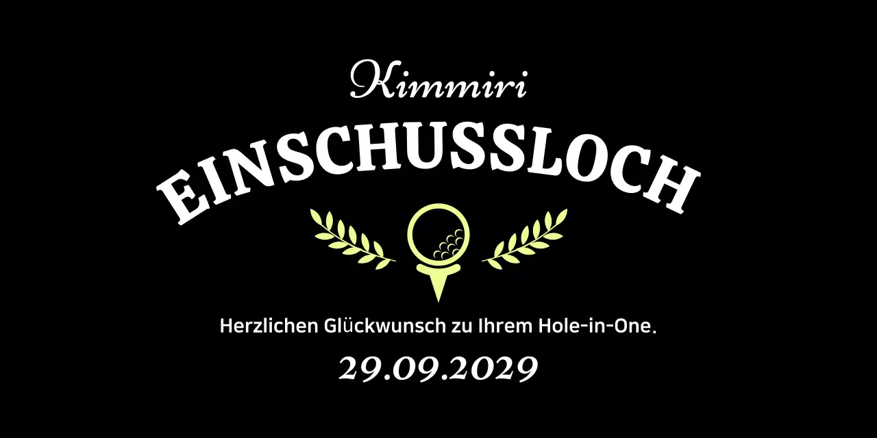 White Vintage Golf Feier