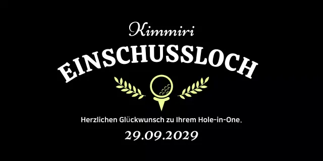 White Vintage Golf Feier