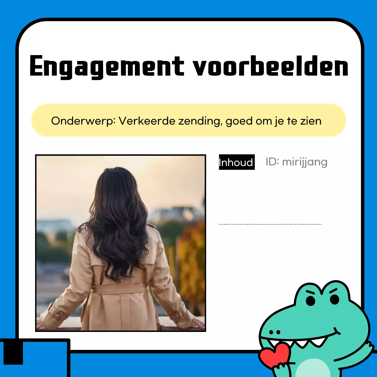 Advertenties voor Blue Gag-evenementen