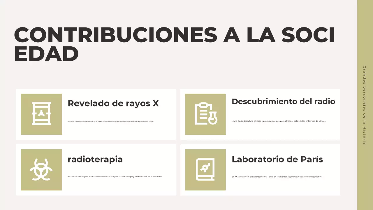 presentación de la historia de grey classic