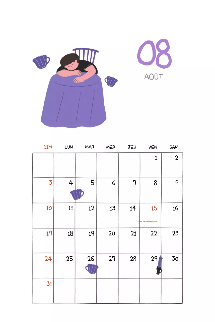 Un concept d'illustration coloré et mignon pour le quotidien