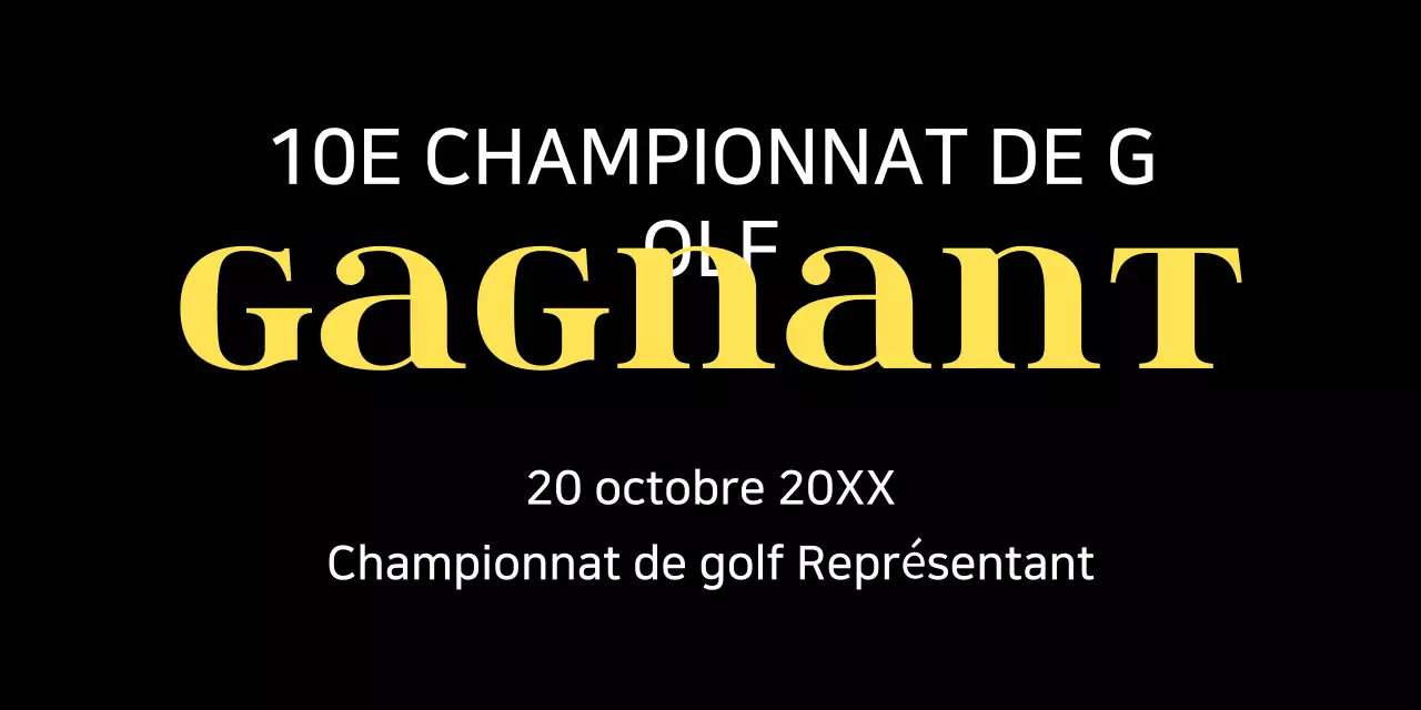 Liste des sports par défaut en jaune