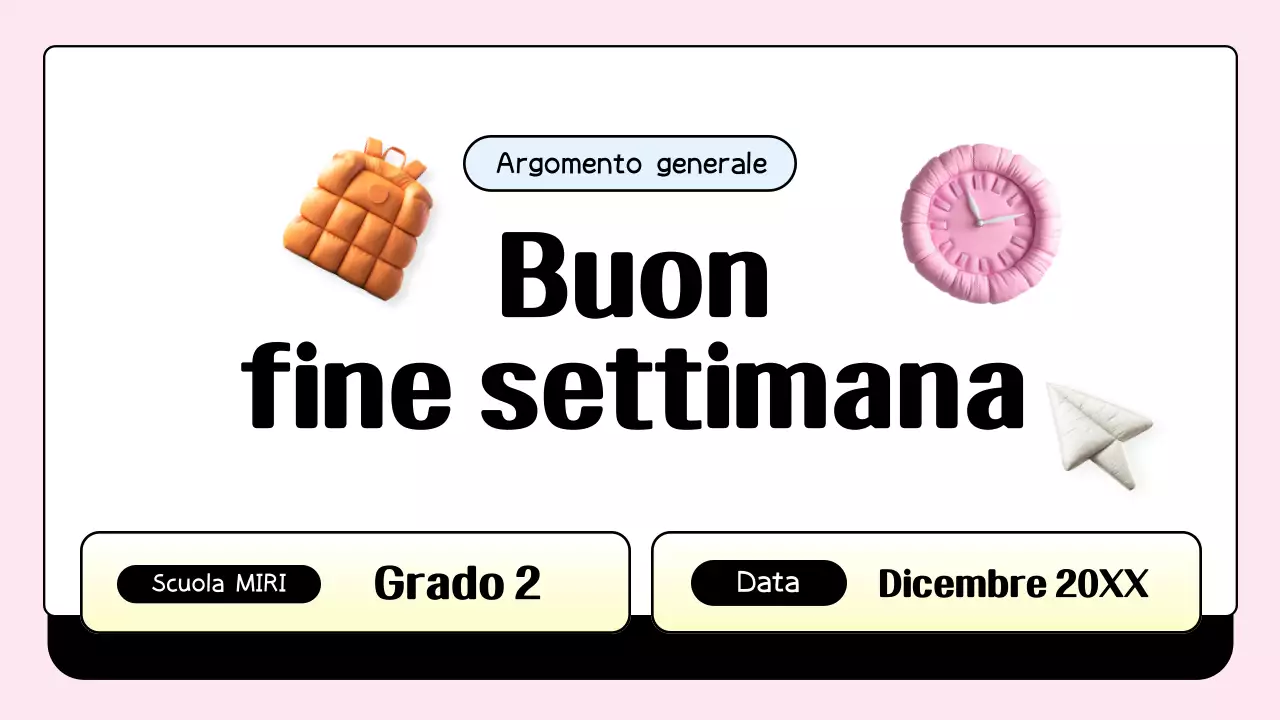 agenda di classe rosa di tendenza