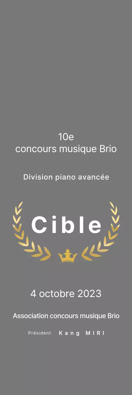 Liste des concours de musique