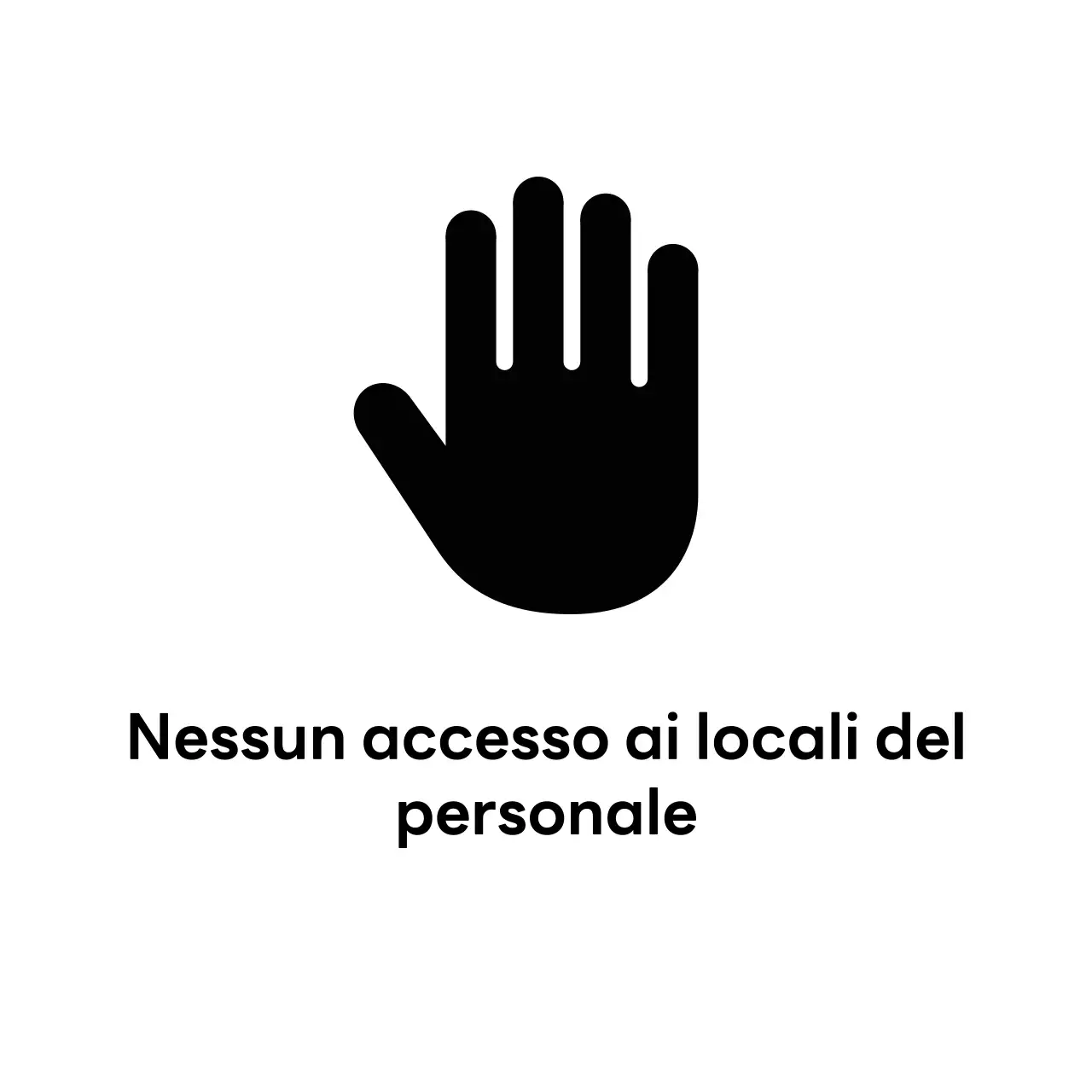 Nero Guida semplice solo per il personale