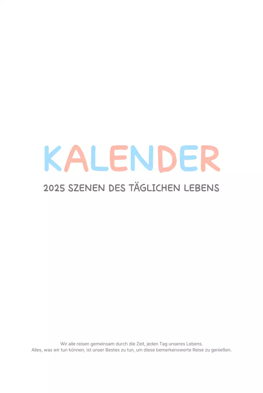 Niedliche Kalender mit knuffigen Illustrationen
