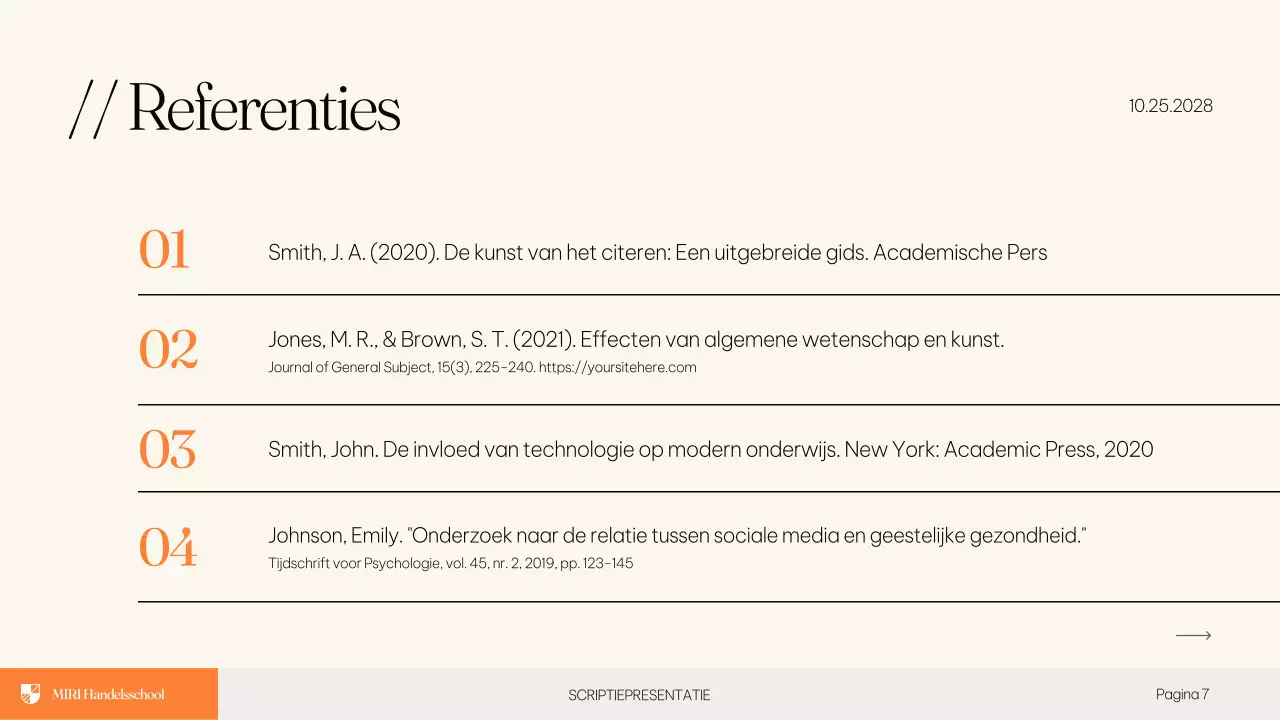 Beige Modern Onderwijsscriptie Presentatie