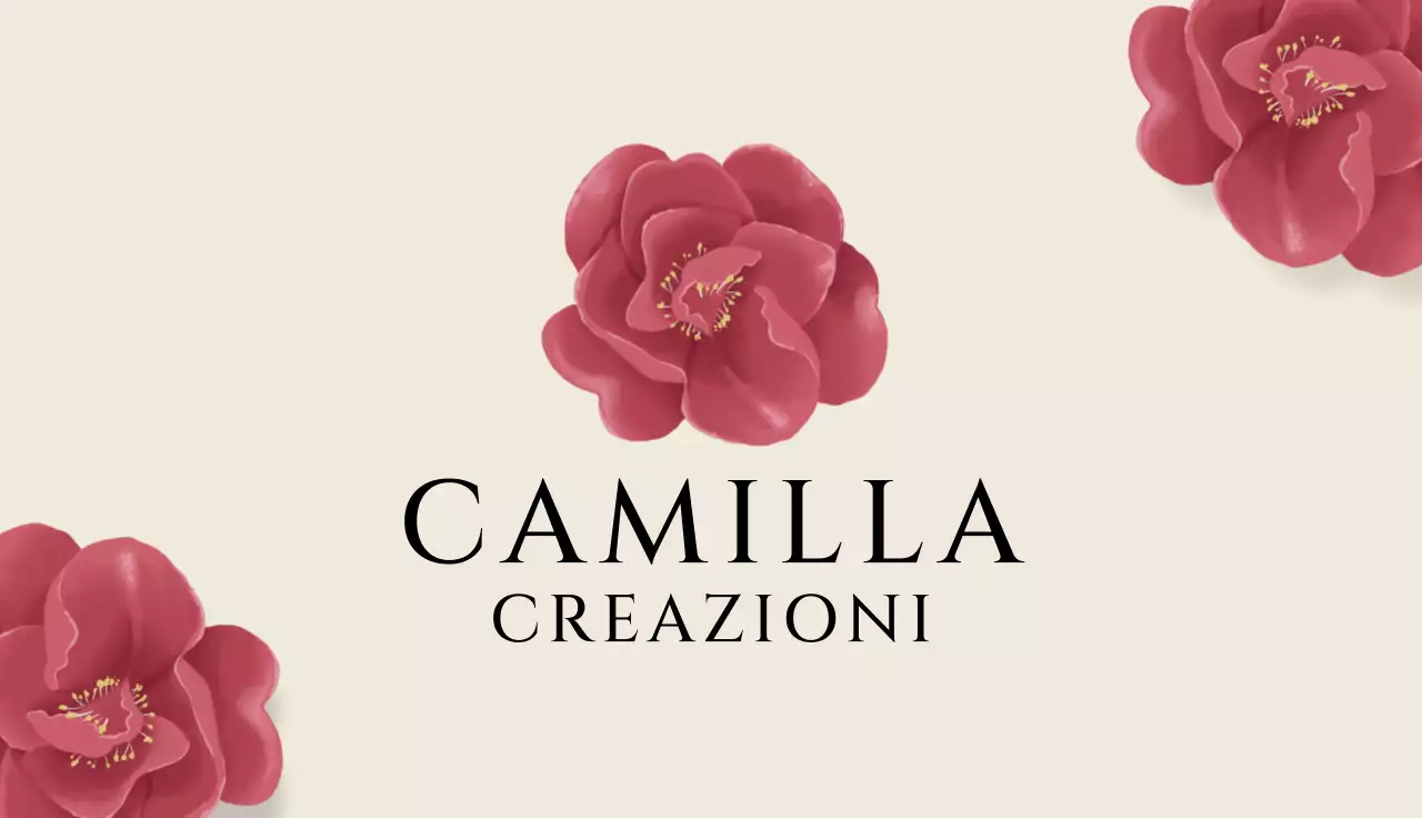 biglietto da visita elegante beige