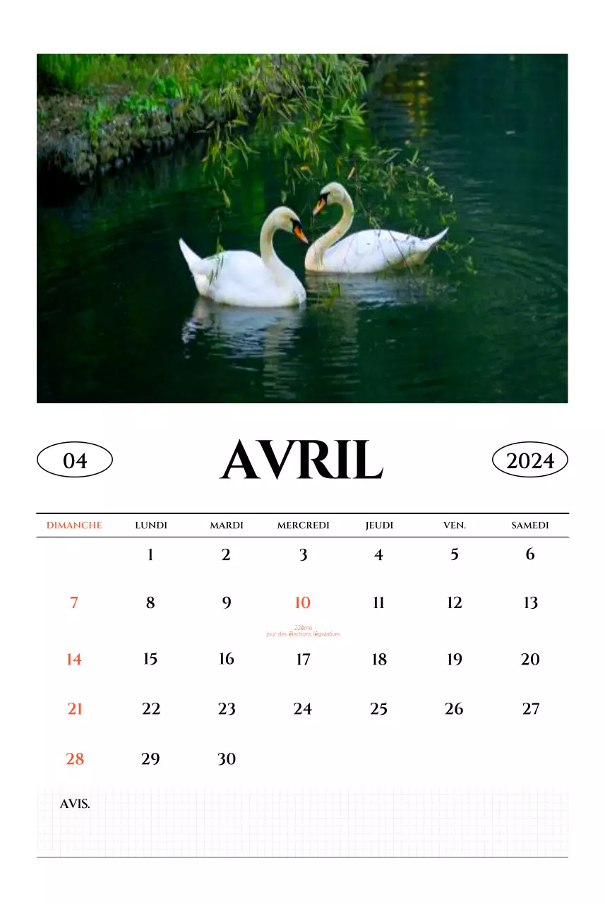 Calendrier mural de style simple avec un concept de photographie de voyage émotionnelle en noir et blanc