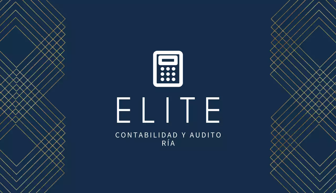 tarjeta de visita contable profesional beige