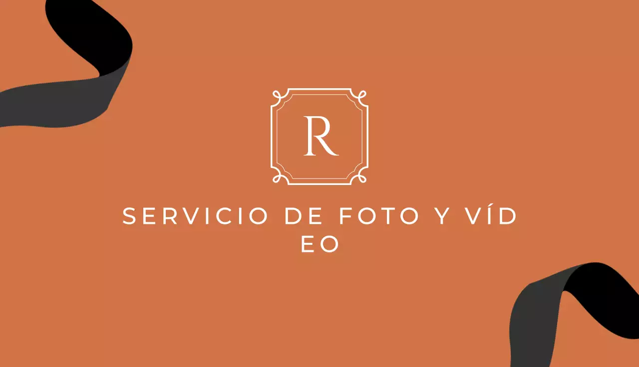 tarjeta de visita minimalista naranja