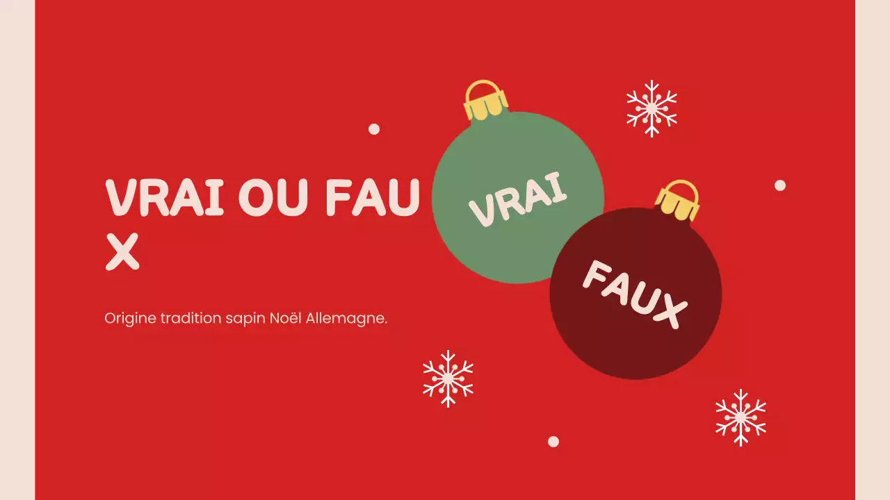 Présentation de Noël rétro rouge