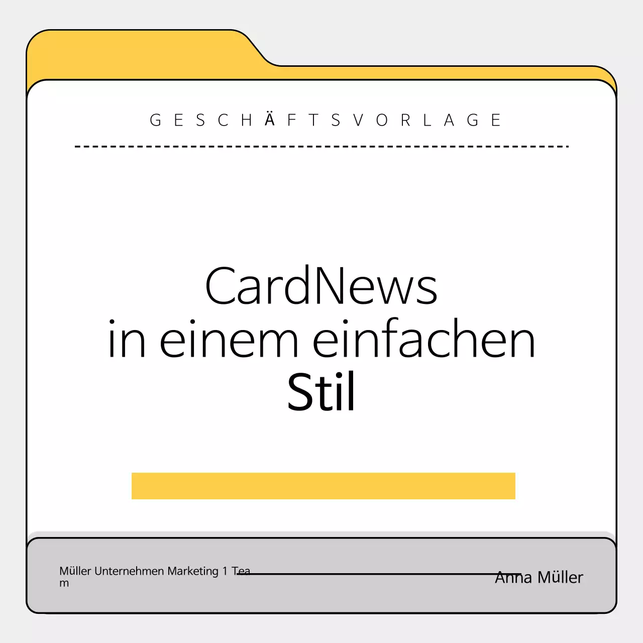 Grau fördern einfaches unternehmen Vorlage