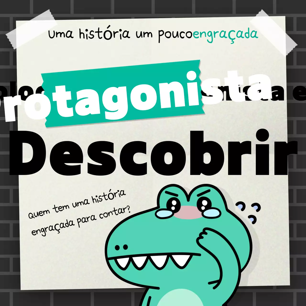 Cartaz da personagem Mint Gag