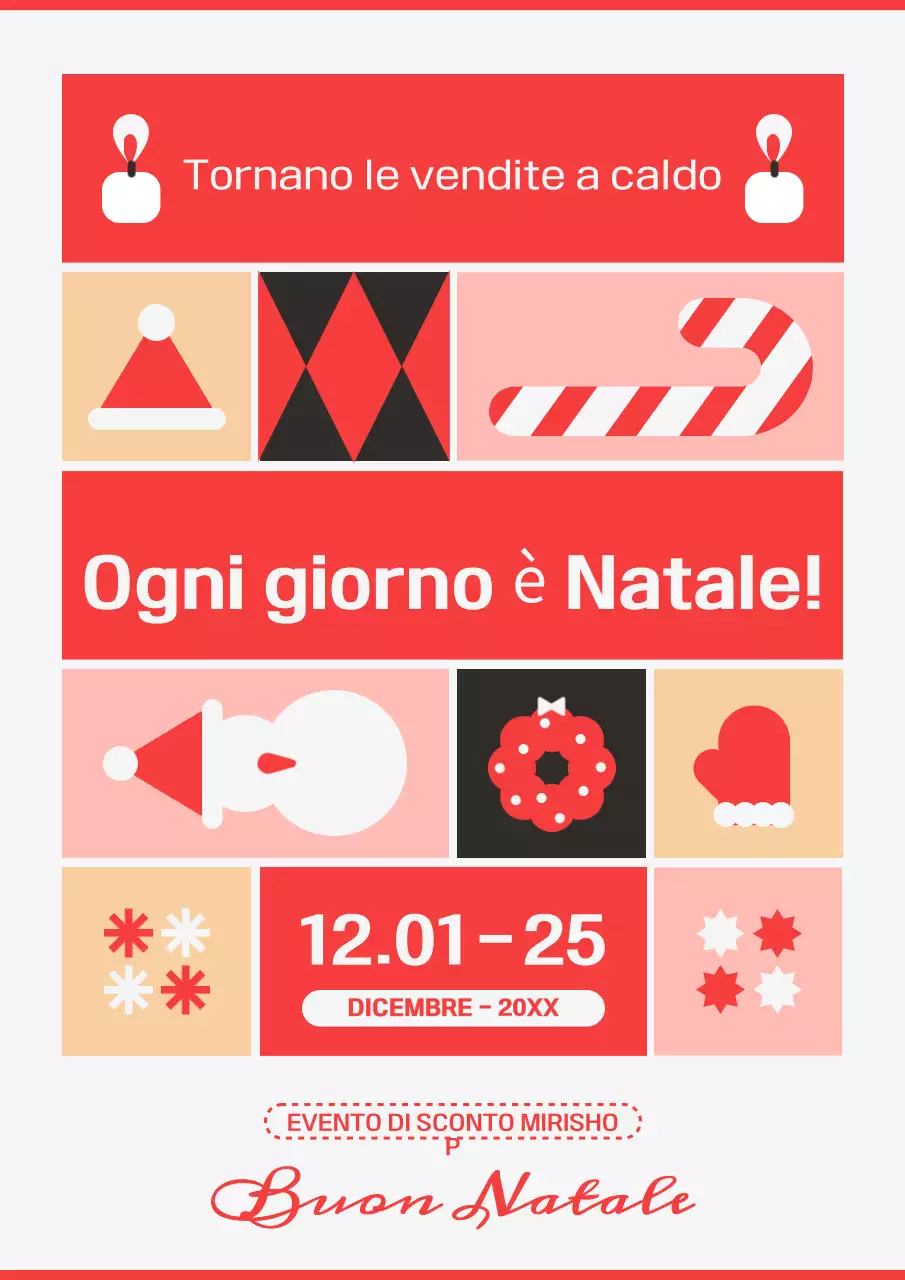 Vendita natalizia Red Pop