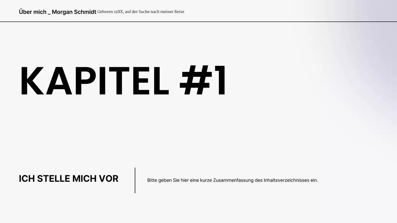 graue weiße moderne Präsentationsmappe