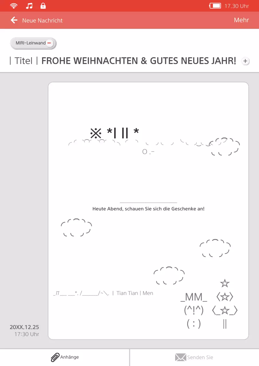 Grauer Standard-Weihnachtsführer