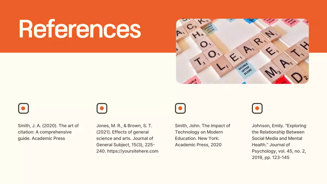 Orange Professional Thesis Presentation