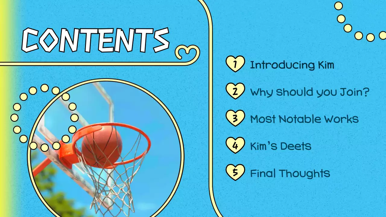 Blue Trendy K-Drama Pitch Presentation