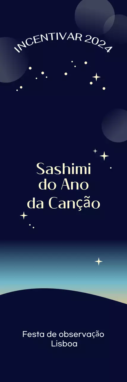 Sarau moderno azul-marinho