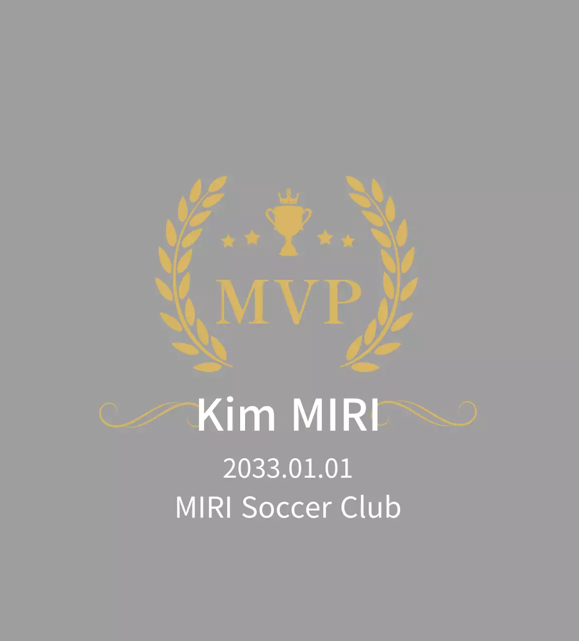 Classic soccer plaque