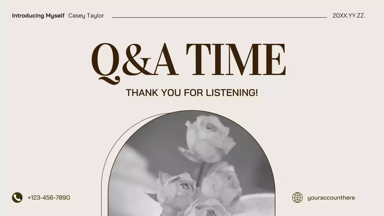 Bài thuyết trình giới thiệu Grey Modern