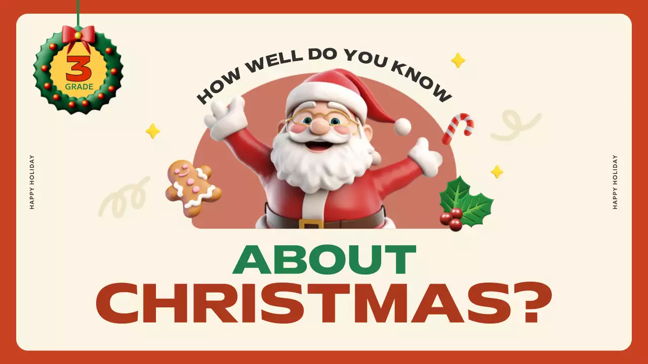 Red Festive Christmas Presentation