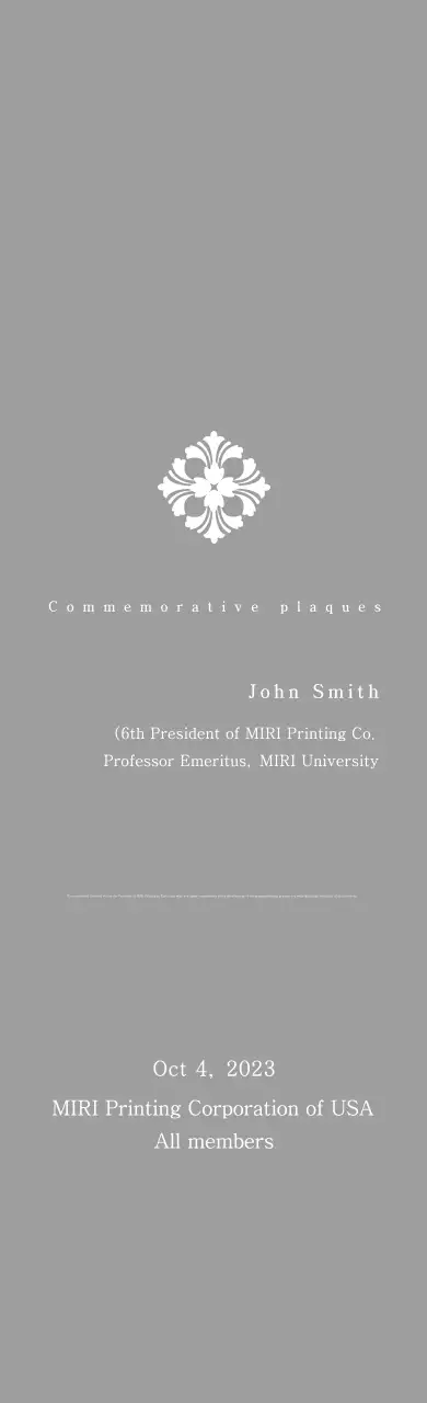 Plakat Pesanan Klasik dengan Pola