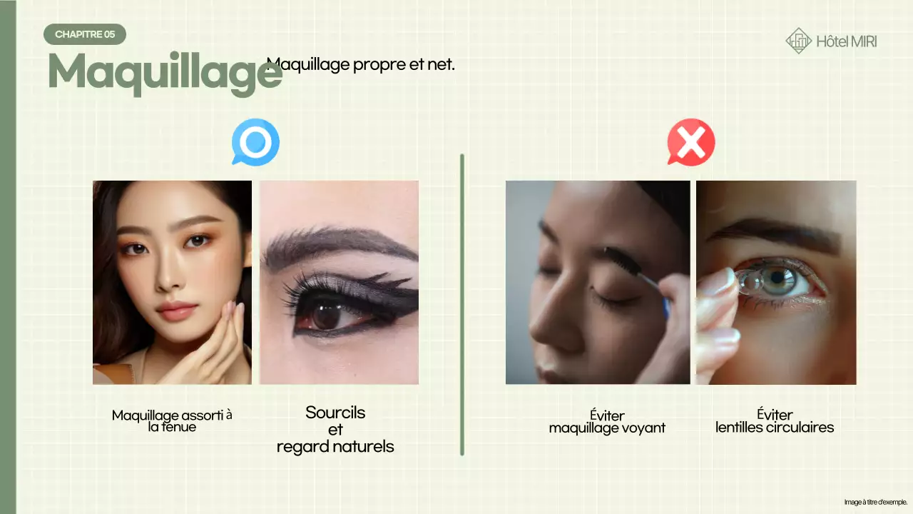 Formation du personnel au code vestimentaire kaki propre et soigné