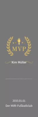 Klassische Fußball-Plakette