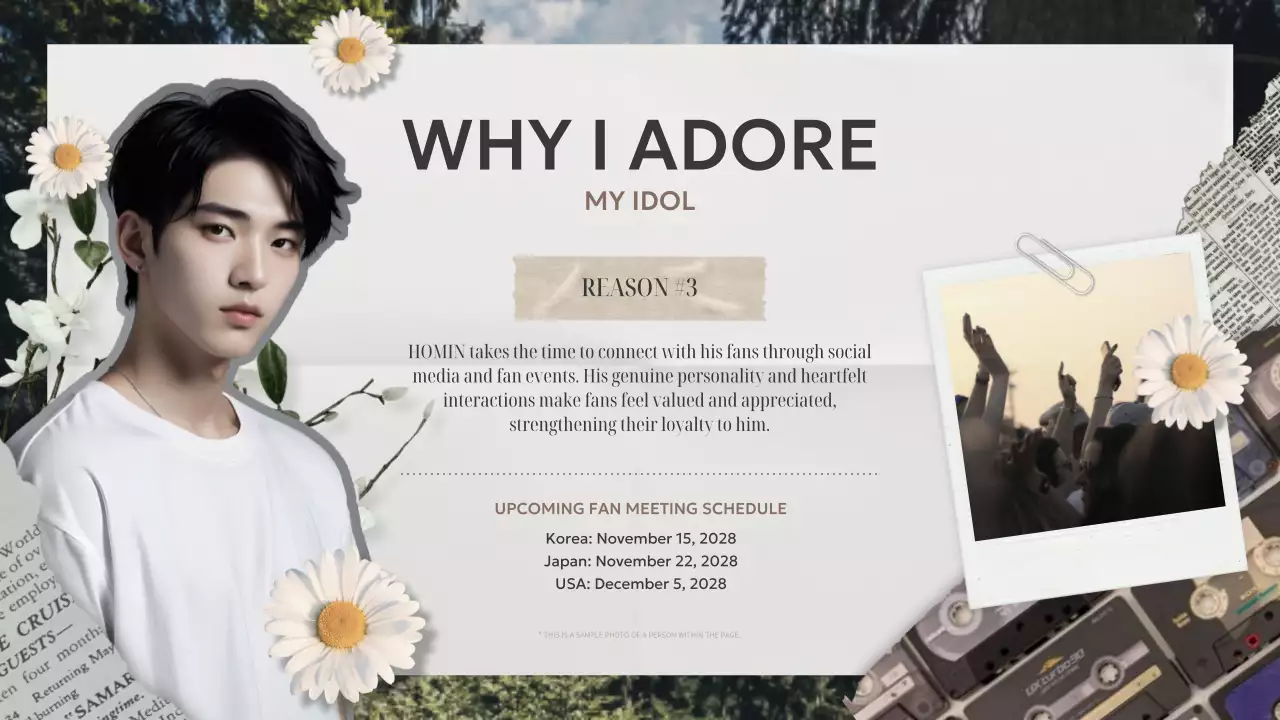 Beige Aesthetic Idol Guide Presentation