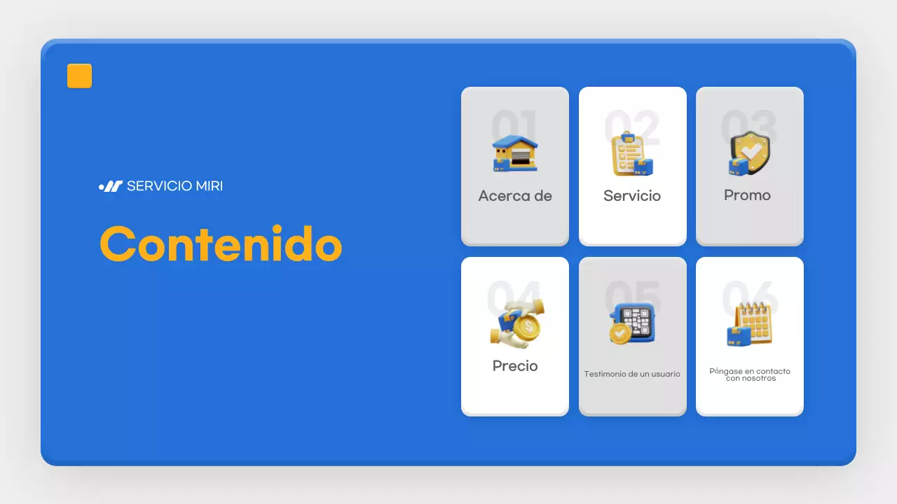 anuncio de entrega blue modern